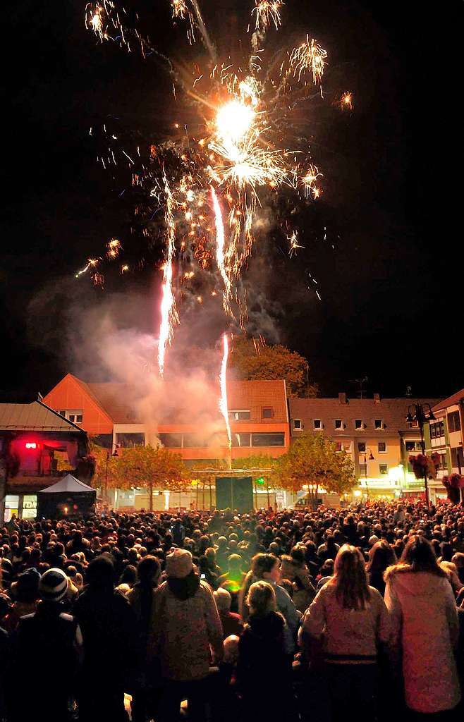 Das Abschlussfeuerwerk