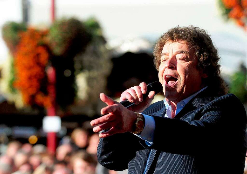 Tony Marshall auf dem Marktplatz