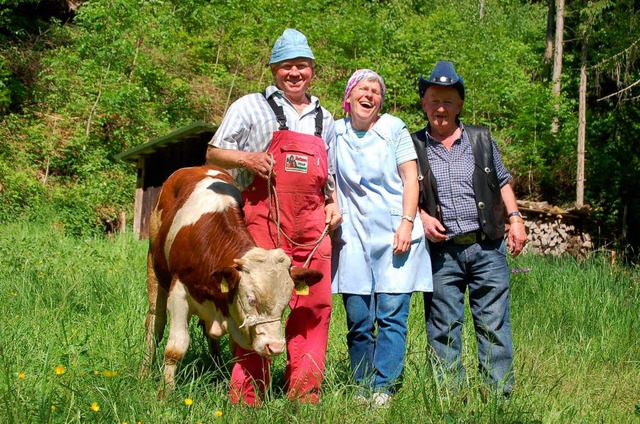 Bereiten sich auf das 4. &#8222;Hageho...Buerin Conni Ziller und Heinz Straub.  | Foto: Privat