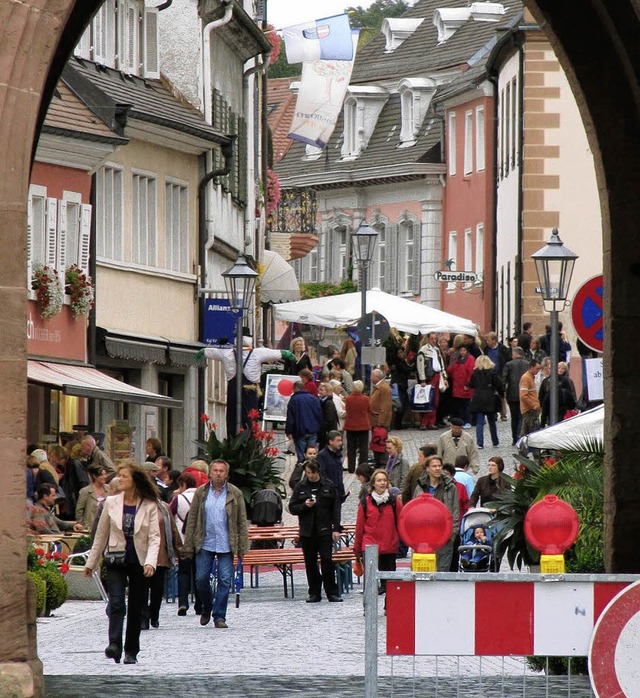 Viel los war vor allem am Sonntag beim Endinger Herbstmrkt.   | Foto: Wendel