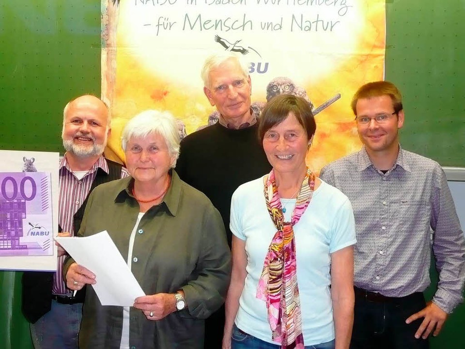 Der neue Nabu-Vorstand (von links):  R...Ulrike Lessmann  und    Thomas Gekle.   | Foto: Andreas Braun