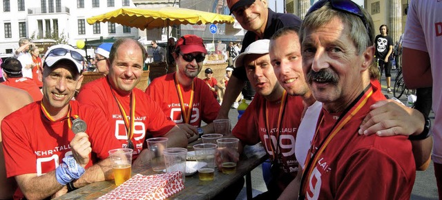Wehrer absolvierten den Berlin-Marathon  | Foto: bz