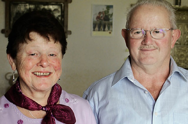 Lotte und Fritz Feldmann feiern goldene Hochzeit.   | Foto: Probst