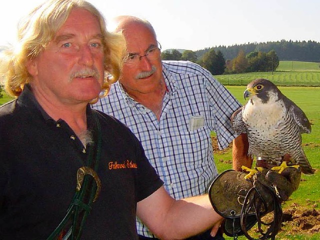 Heinz Werner Scheuch aus Waldkirch (li...Golfclub in Titisee Probleme bereiten.  | Foto: Heidrun Simoneit