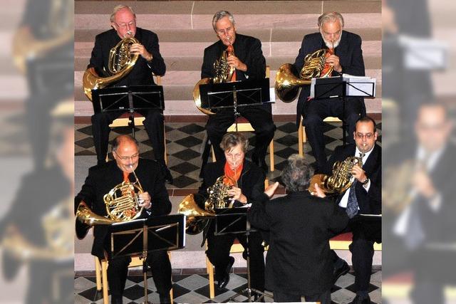 Hornensemble gastierte