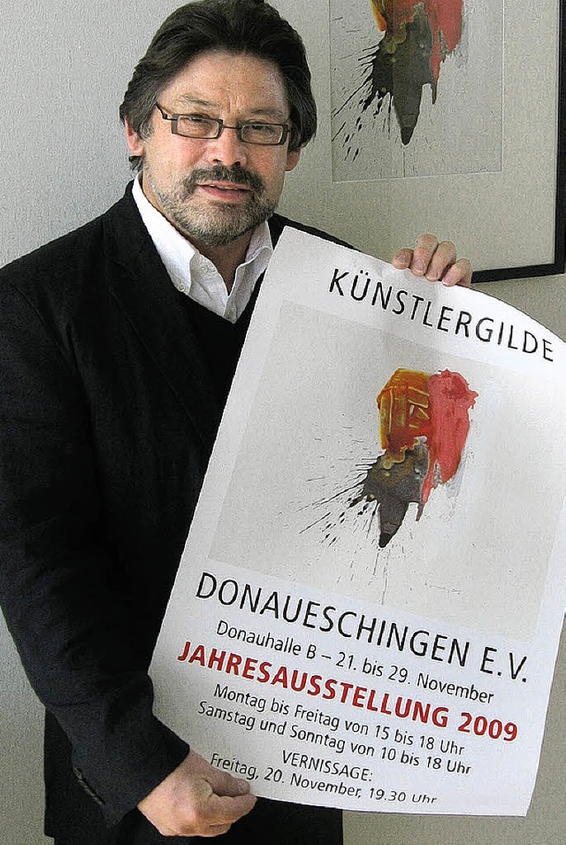 Die Jahresausstellung der Donauesching...kat  stammt von Wolfgang Zimmermann.    | Foto: BZ