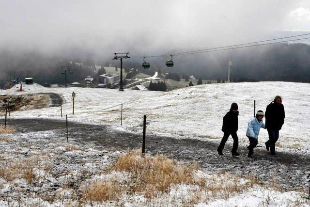 Nchtlicher Klterekord auf dem Feldberg