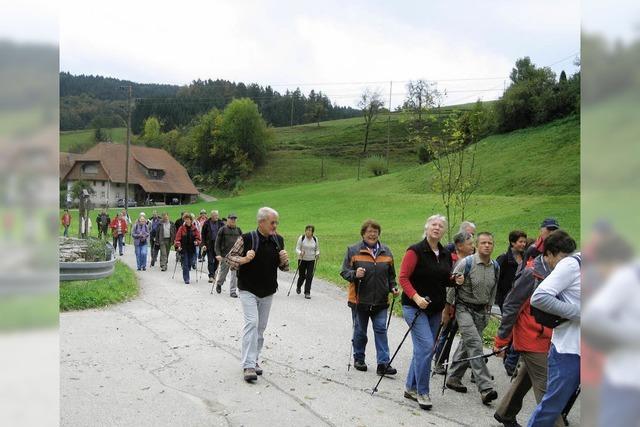 Viele Wanderlustige