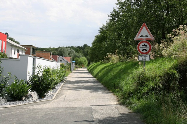 Frei fr landwirtschaftlichen Verkehr ...e Gemeinderte haben da ihre Zweifel.   | Foto: Theo weber