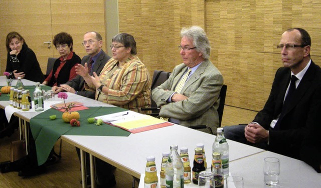 Wie wird die evangelische Gemeinde in ...l, Manfred Nafe und Martin Weissbrodt.  | Foto: heike armbruster