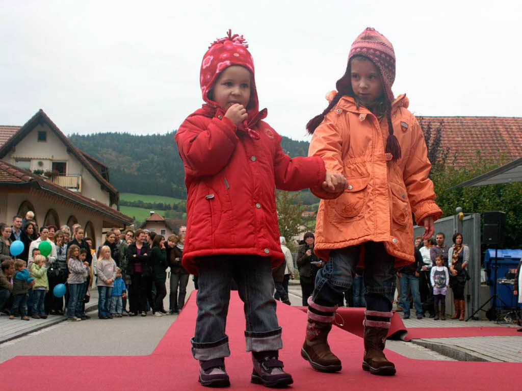 Modenschau: Warm eingepackt fr die kommenden kalten Tage.