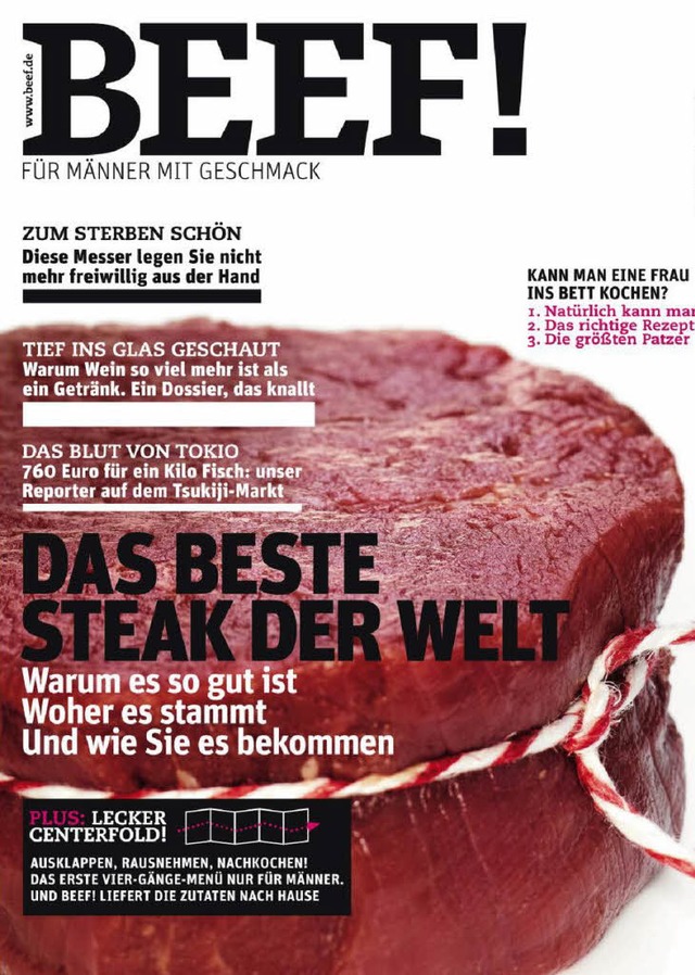 Der Titel der Pilotausgabe   | Foto: ddp