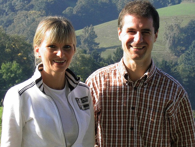 Christof Hug und Yvonne Schmitz wurden...urn- und Sportverein Horben  gewhlt.   | Foto: Andreas Peikert