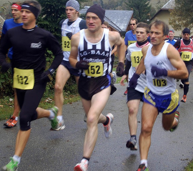 Vom Start bis ins Ziel lief Hardy Flum...t dem  siebten Platz zufrieden geben.   | Foto: Junkel