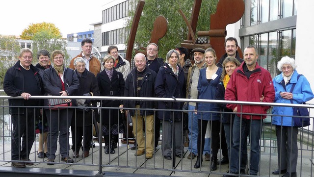 Die Kunsthistorikerin Olivia Jenni (F...tellung im Forum Wrth in Arlesheim.    | Foto: Bernhard Greiner