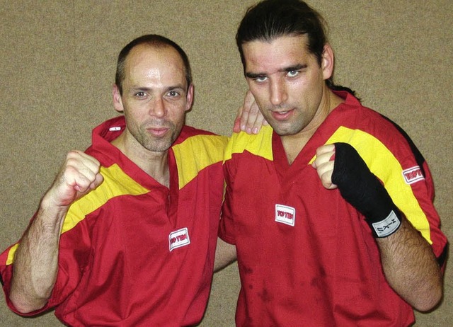 WM-Starter mit Trainer: Ivan Babic (rechts) und Andreas Ohnhaus   | Foto: bz