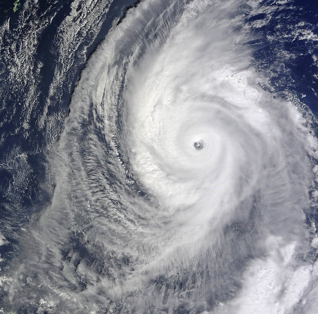 Diese Satelitenaufnahme der Nasa zeigt...&#8222;Super-Taifun&#8220; zu werden.   | Foto: AFP