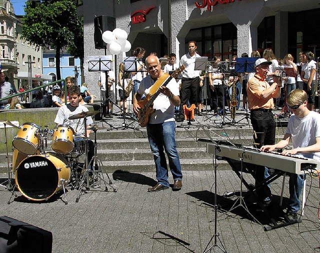 Mit ihrem Fest &#8222;Tag der Musik - ...ten bundesweiten Wettbewerb gewonnen.   | Foto: Susanne Kanele