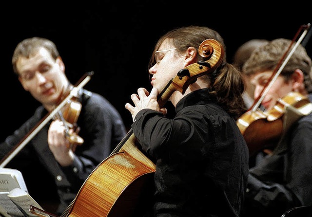 Mit beseeltem  Lcheln spielten die jungen Musiker aus Prag beseelte Musik.   | Foto: PEter Heck