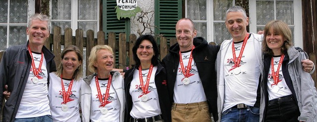 Der Erfolg vom Jungfrau-Marathon freut..., Christoph Wermuth  und Silke Knig.   | Foto: privat