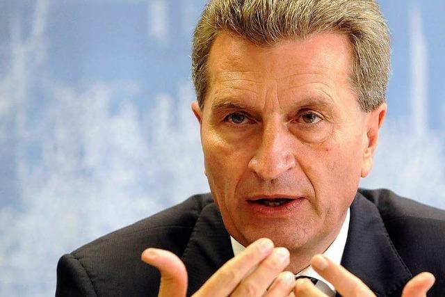 Oettinger: 