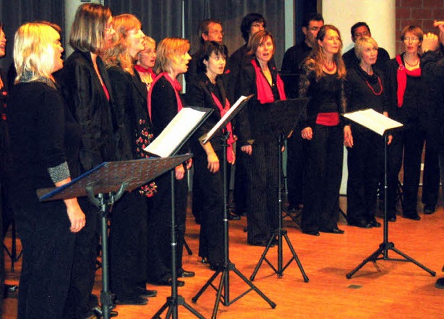 Experte fr Liebeslieder: der Chor Temporal   | Foto: Ingeborg Grziwa