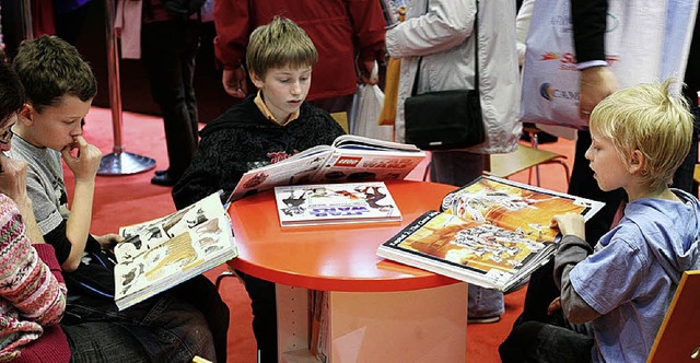 Nicht nur die  Frankfurter Buchmesse, ...ektre fr Leser jeden Alters bereit.   | Foto: ddp