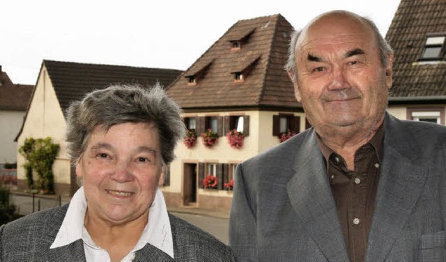 Hilda und Gottfried Mutschler feiern goldene Hochzeit.   | Foto: T. Bergmann