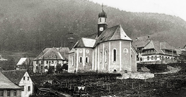 Das alte Wallfahrtskirchlein, das ber...Repro>Hermann Oehler</BZ-FotoNurRepro>  | Foto: Hermann Oehler