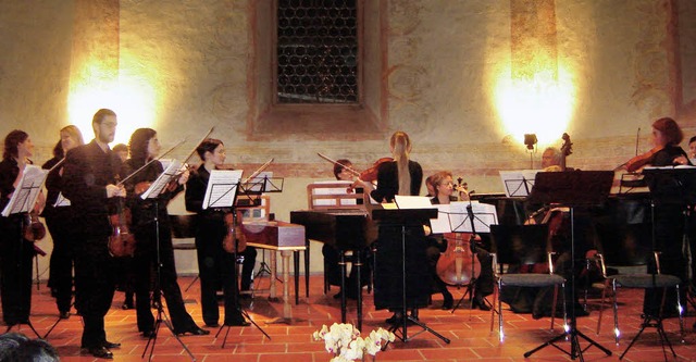 Das Barockorchester aus Trossingen er...r Martinskirche die neue Konzertreihe.  | Foto: Bianca Flier