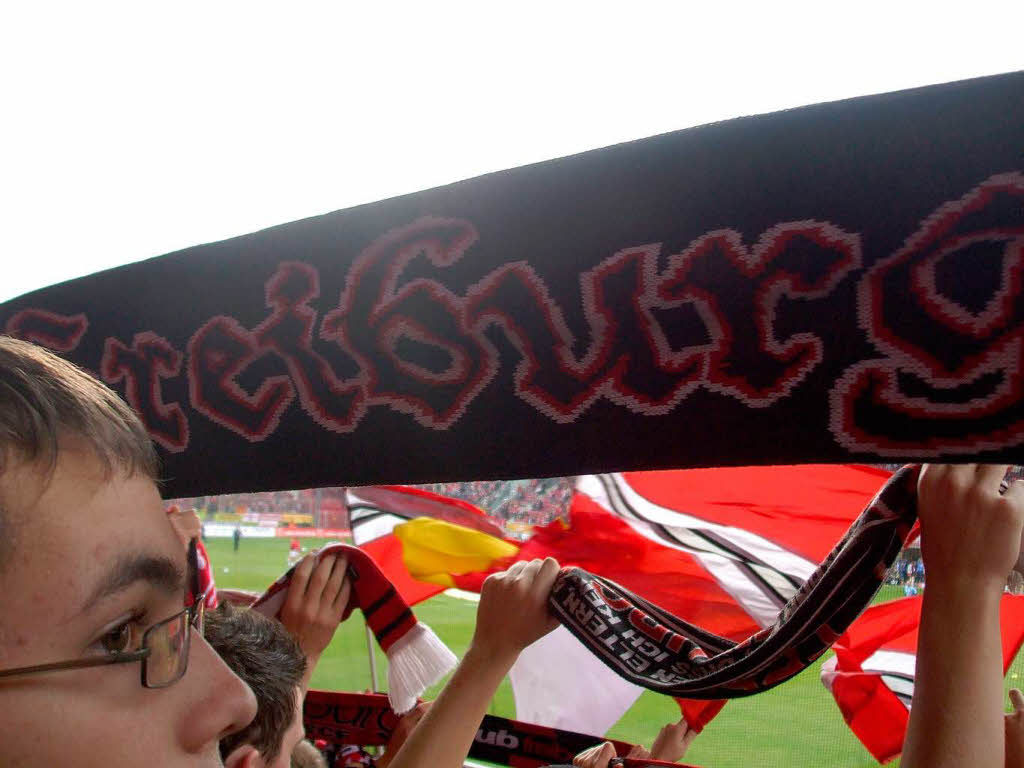 SC-Fans beim Auswrtsspiel in Mainz.