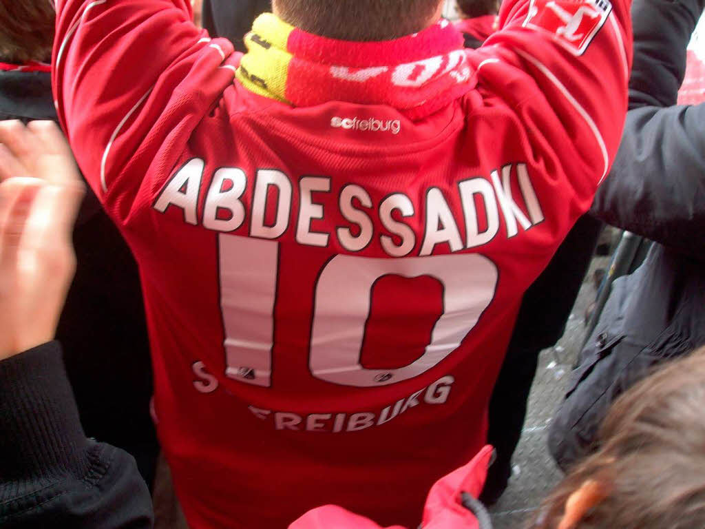 SC-Fans beim Auswrtsspiel in Mainz.