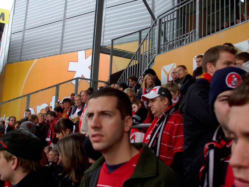 SC-Fans beim Auswrtsspiel in Mainz.