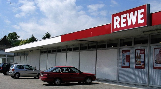 Der bestehende Rewe-Markt auf dem Vollmer-Areal   | Foto: SChtz