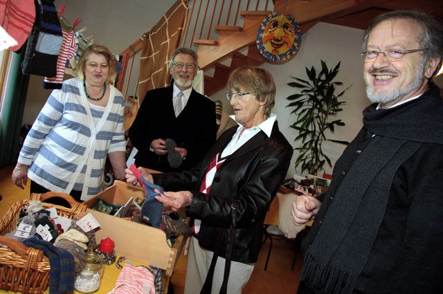 Viel Anklang fand auch der kleine Flohmarkt.  | Foto: Sandra Decoux-Kone