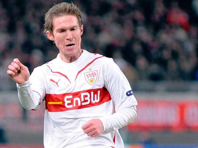 Wer stellt heute wem ein Bein? Der Stuttgarter Alexander Hleb.  | Foto: dpa