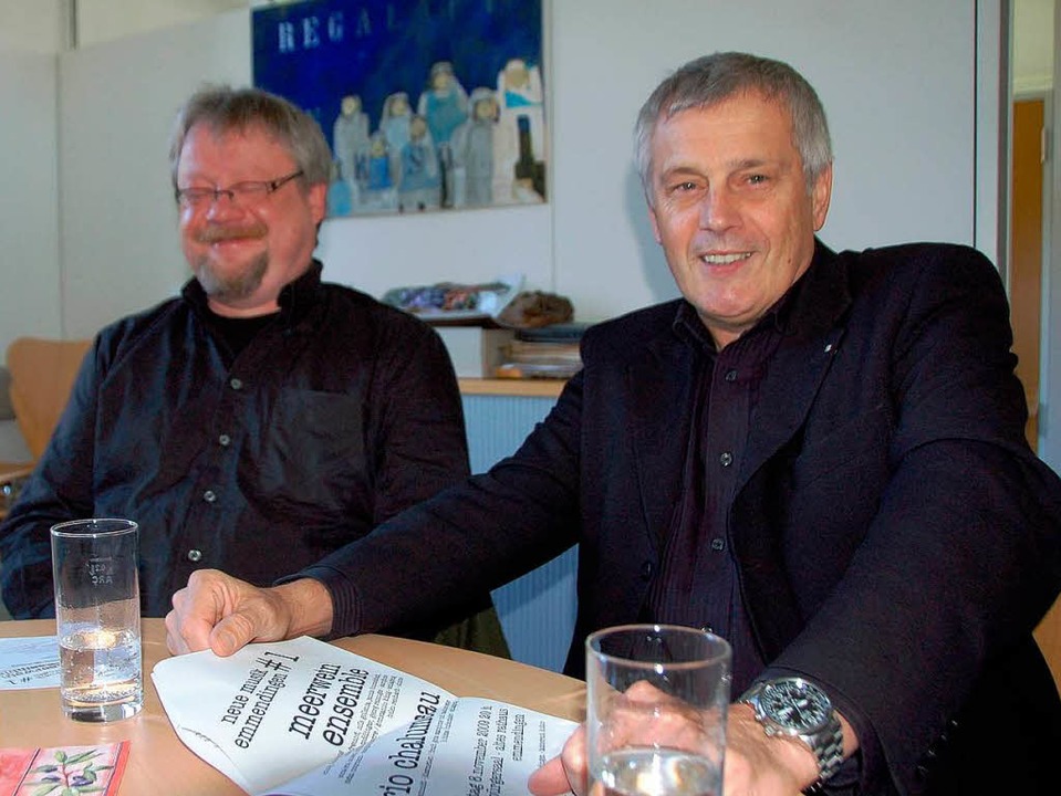 Frank Goos (links) und Hans-Jörg Jenne.  | Foto: Gerhard Walser
