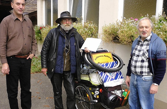 Nach dem Frhstck geht es weiter mit ...laf Kuntze (links) und Eugen Kopf.      | Foto: D. Fink