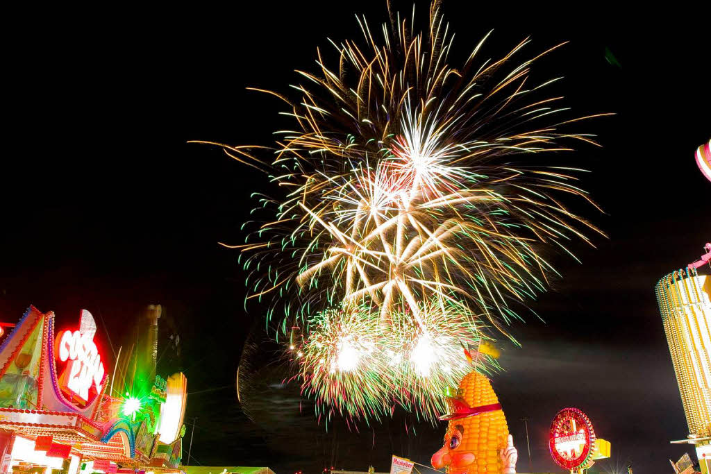 Das Feuerwerk der Freiburger Herbstmess’