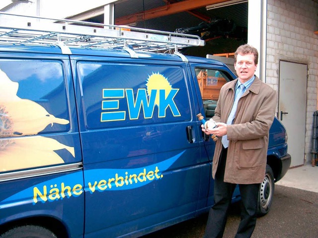 Arnd Frieling, Geschftsfhrer der Energie- und Wasserversorgung Kirchzarten  | Foto: monika rombach