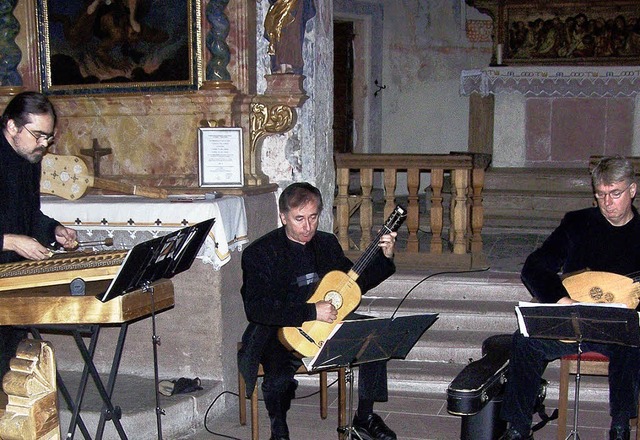 Das Ensemble Bergamasca spielte  in Ni... Gitarrenmusik aus drei Jahrhunderten.  | Foto: privat