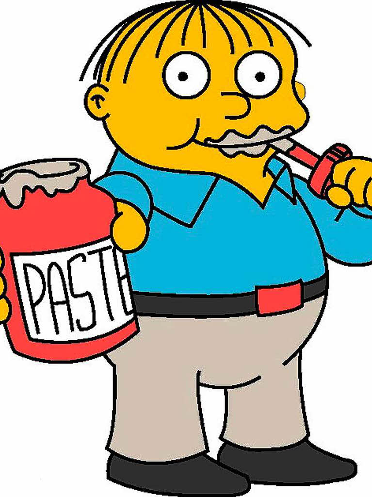 Ralph Wiggum, der Sohn von Polizeichef Wiggum. Er ist geistig stark benachteiligt... Ralph Wiggum, der Sohn von Polizeichef Wiggum. Er ist geistig stark benachteiligt...