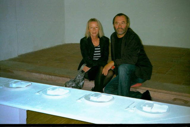 Michaela Hhlein-Dolde und Manfred Dol...ahl&#8220; im Kunstverein Kirchzarten   | Foto: grosholz