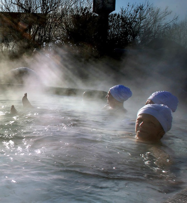 In der Schweiz schon heute Realitt:  Von Computerzentren beheizte Schwimmbder  | Foto: dpa / fotolia