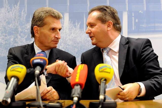 Kaum einer weint Oettinger nach
