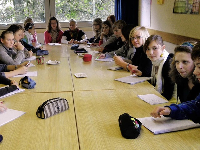 Streitschlichter der Zeller Realschule bei der Fortbildung zu Friedensstiftern  | Foto: privat