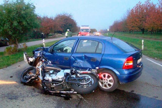 Motorradfahrer kommt ums Leben