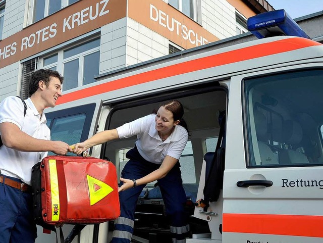 Das Deutsche Rote Kreuz befrchtet, da...ttungsdienst seine Spuren hinterlsst.  | Foto: Thomas Kunz