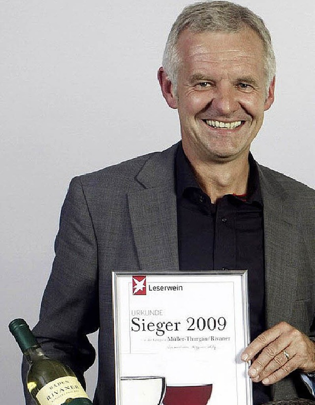 Thomas Basler bei der Preisverleihung in Leipzig.   | Foto: privat