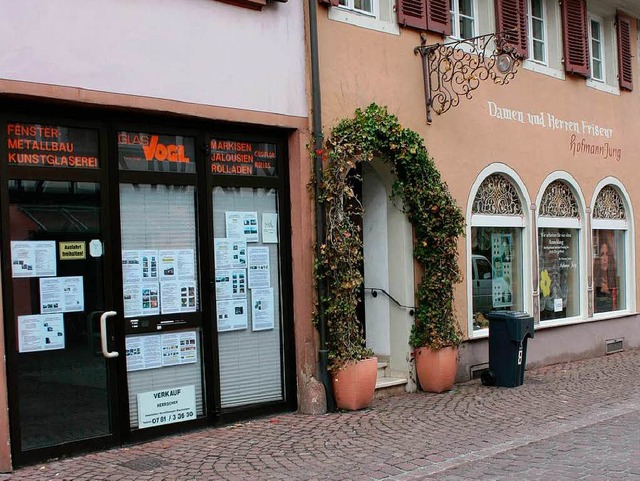 Die Schaufenster standen im Fokus der Untersuchung.  | Foto: Theo Weber